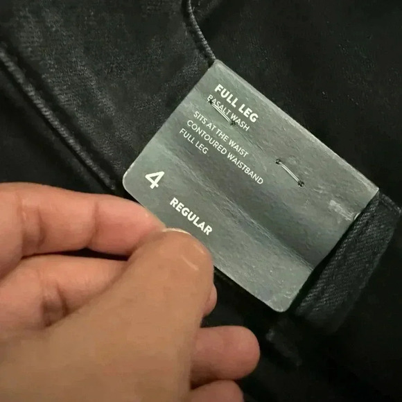 NWT J JILL High Rise Pants Black Size 4 Full Leg - Picture 5 of 11